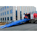 8T manual truck ramp mobile warehouse loading ramp